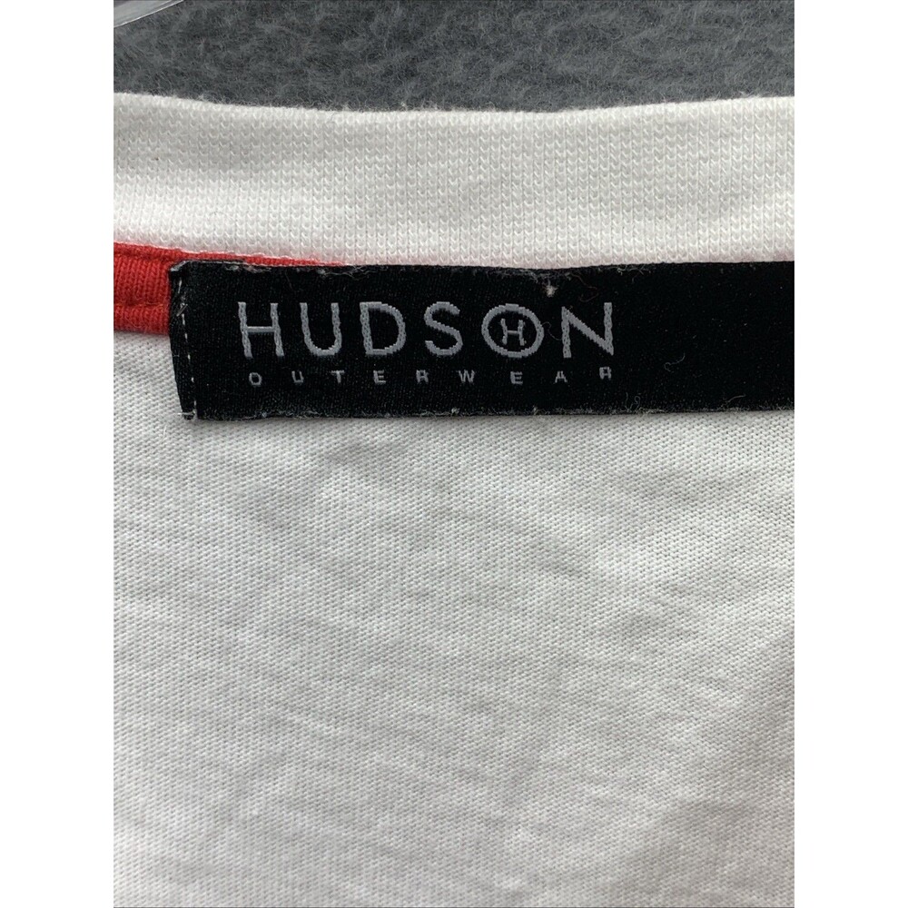 Hudson Outerwear Mens Designer Shirt Gem Stones Ferrai White Short Sleeve Sz 4X - Picture 7 of 14